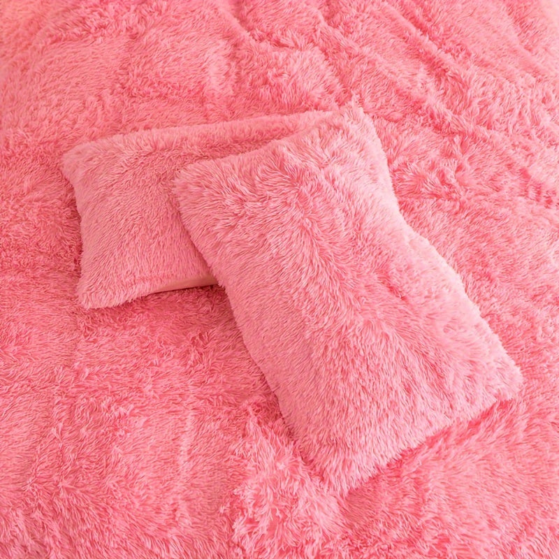 Plush Duvet Cover Set
