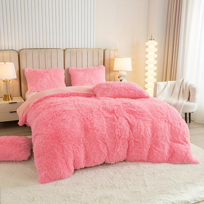 Plush Duvet Cover Set